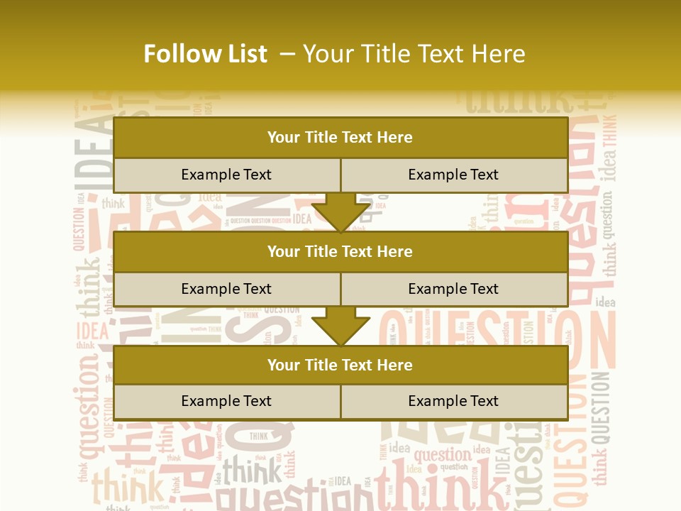 Question Intelligent Abstract PowerPoint Template
