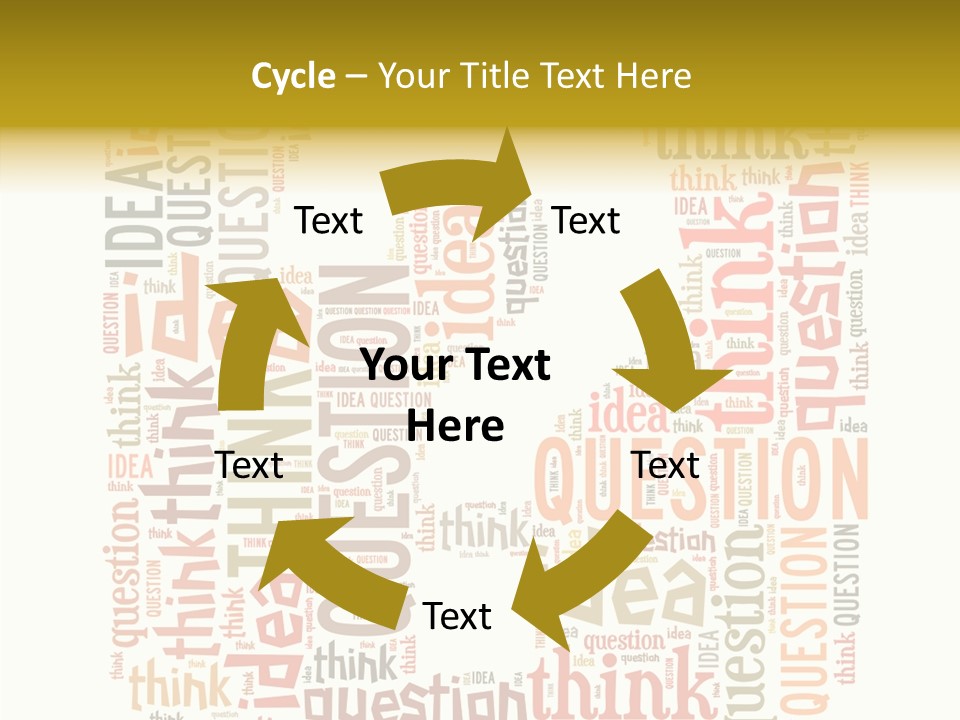 Question Intelligent Abstract PowerPoint Template
