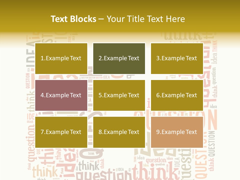 Question Intelligent Abstract PowerPoint Template