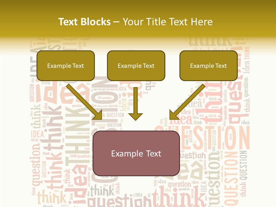 Question Intelligent Abstract PowerPoint Template