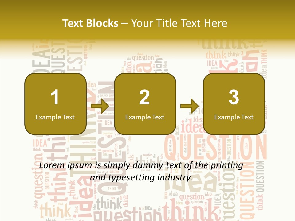 Question Intelligent Abstract PowerPoint Template