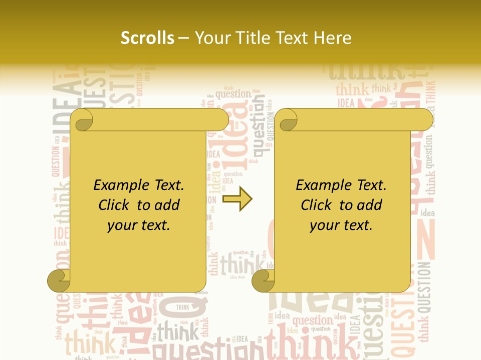 Question Intelligent Abstract PowerPoint Template