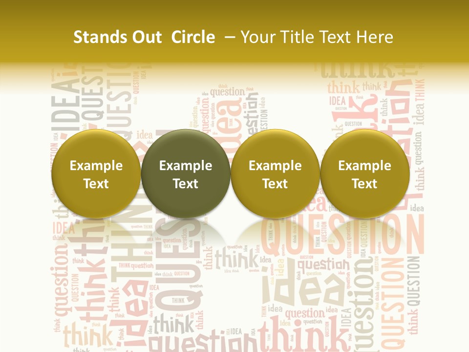 Question Intelligent Abstract PowerPoint Template