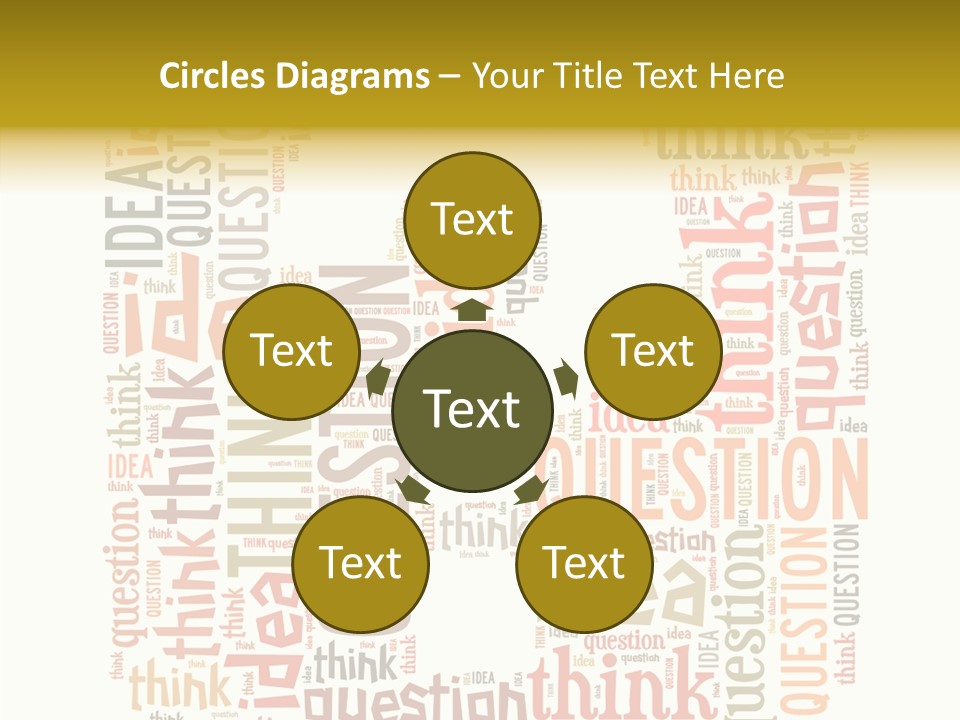 Question Intelligent Abstract PowerPoint Template