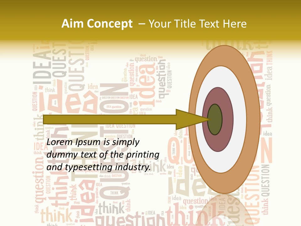 Question Intelligent Abstract PowerPoint Template