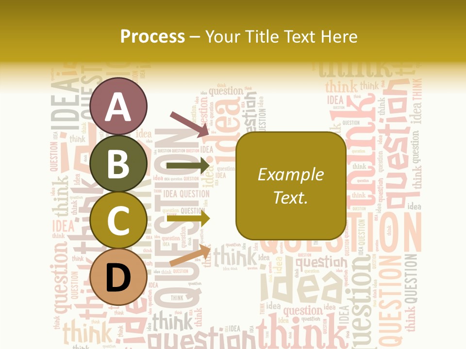 Question Intelligent Abstract PowerPoint Template