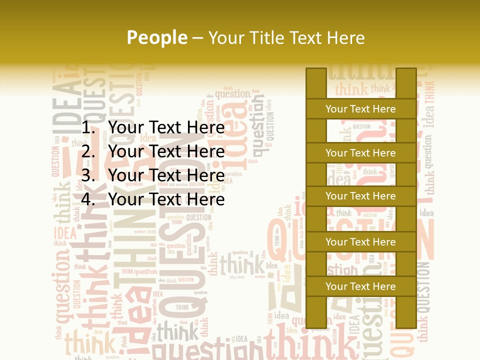 Question Intelligent Abstract PowerPoint Template
