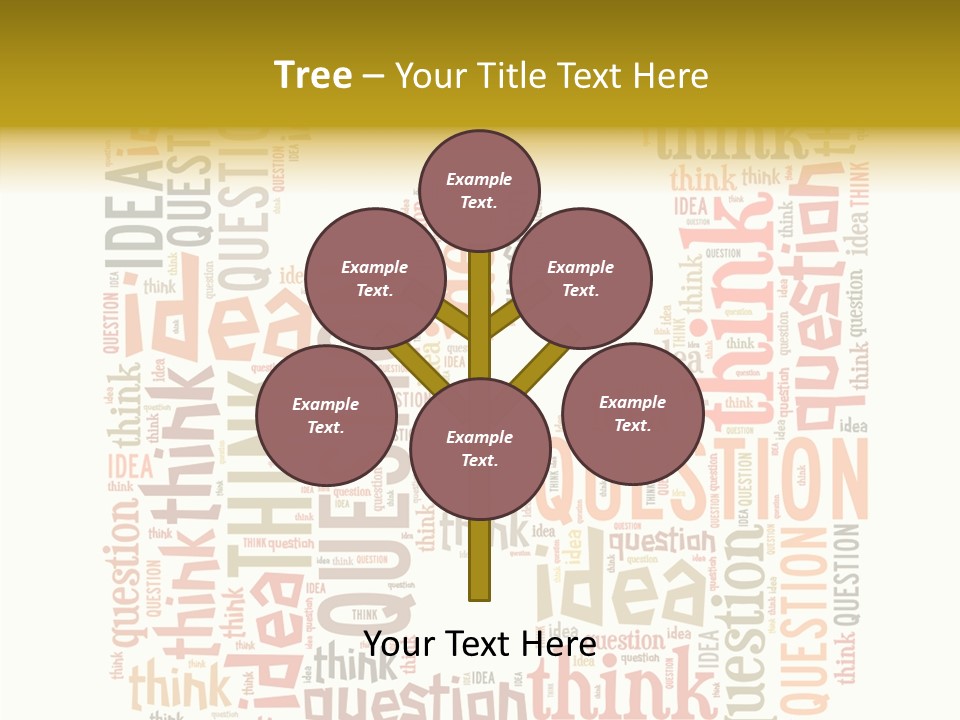 Question Intelligent Abstract PowerPoint Template