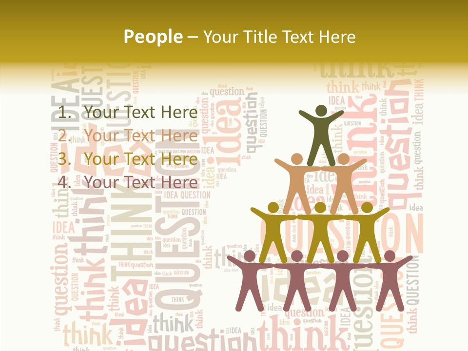 Question Intelligent Abstract PowerPoint Template