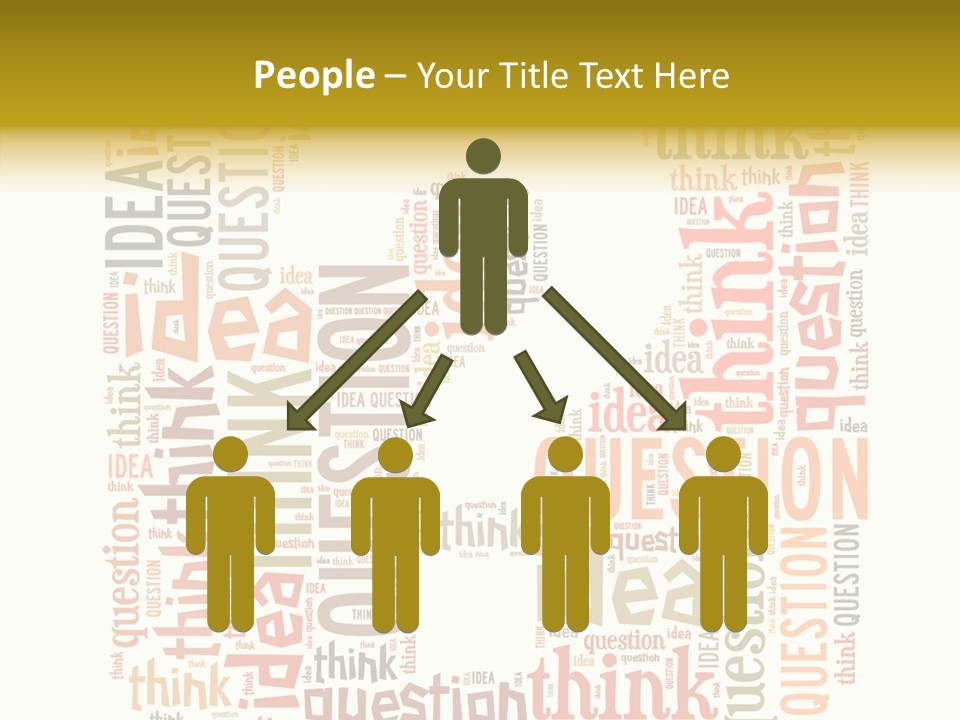 Question Intelligent Abstract PowerPoint Template