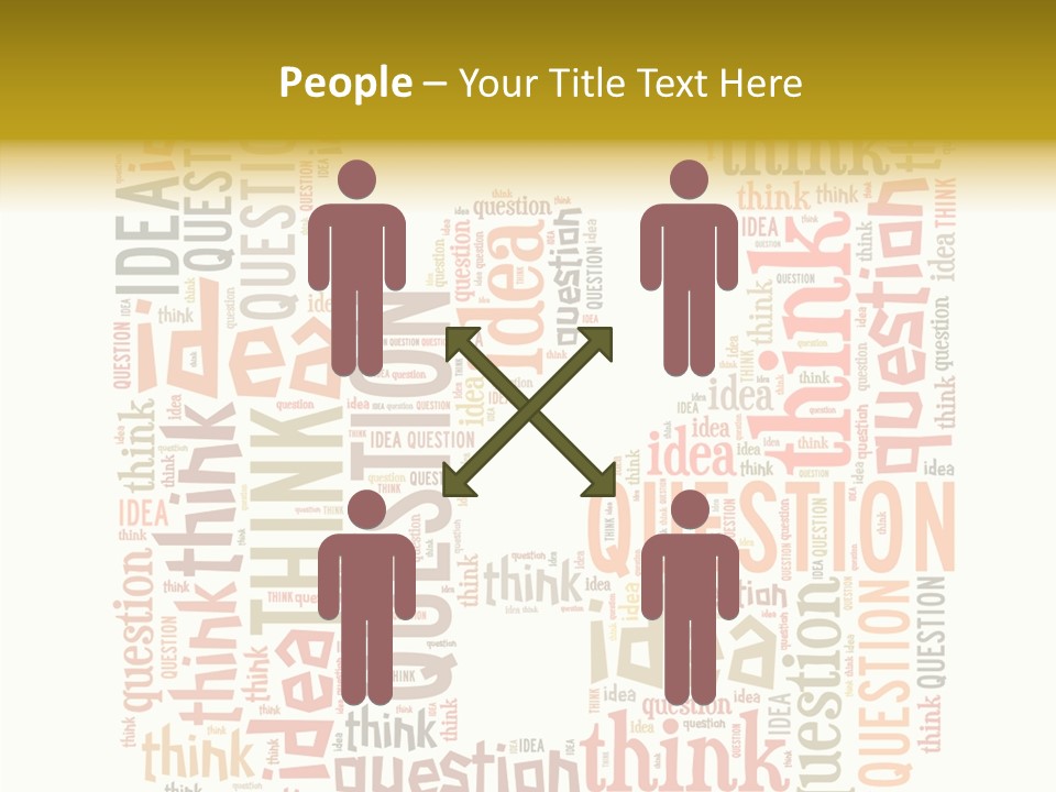 Question Intelligent Abstract PowerPoint Template