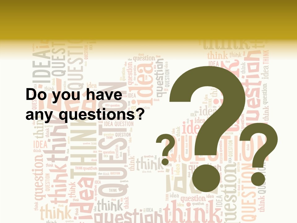Question Intelligent Abstract PowerPoint Template
