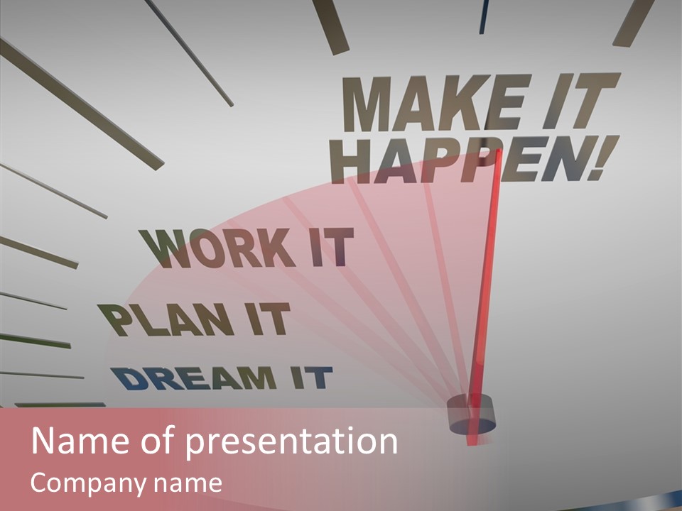 Encourage Motivational Success PowerPoint Template