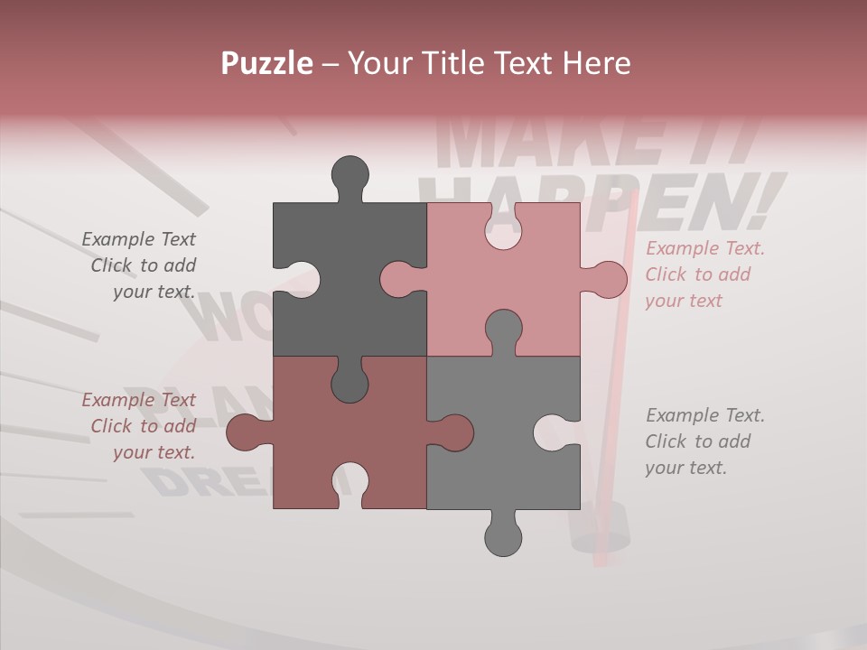 Encourage Motivational Success PowerPoint Template