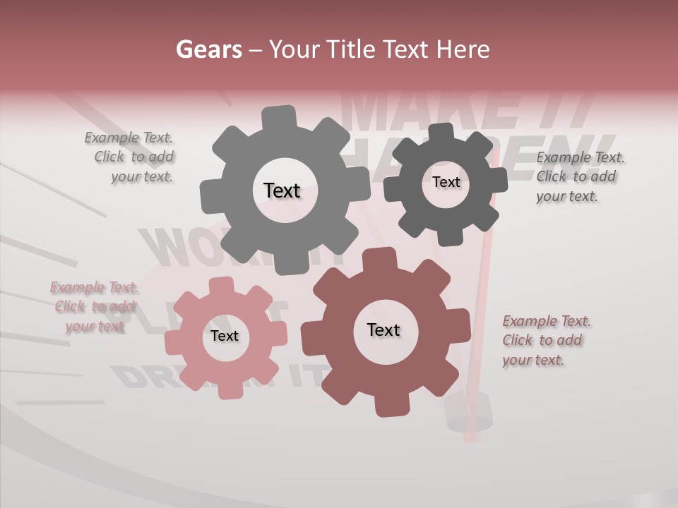 Encourage Motivational Success PowerPoint Template