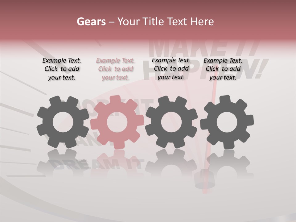 Encourage Motivational Success PowerPoint Template