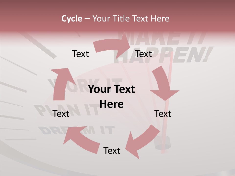 Encourage Motivational Success PowerPoint Template