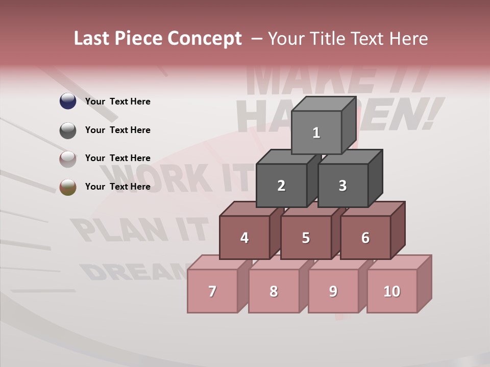 Encourage Motivational Success PowerPoint Template