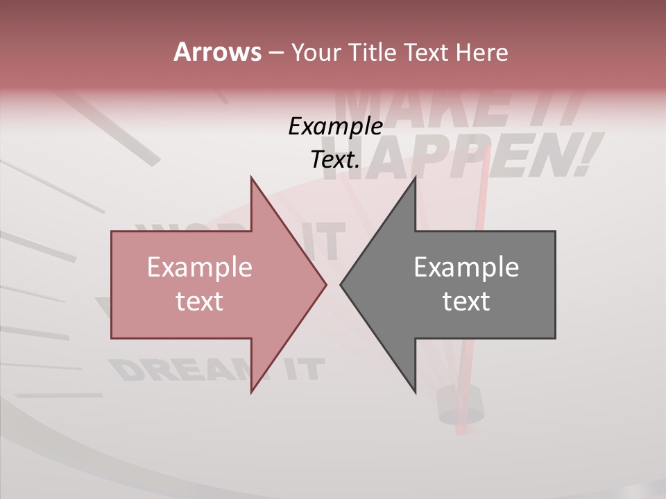 Encourage Motivational Success PowerPoint Template