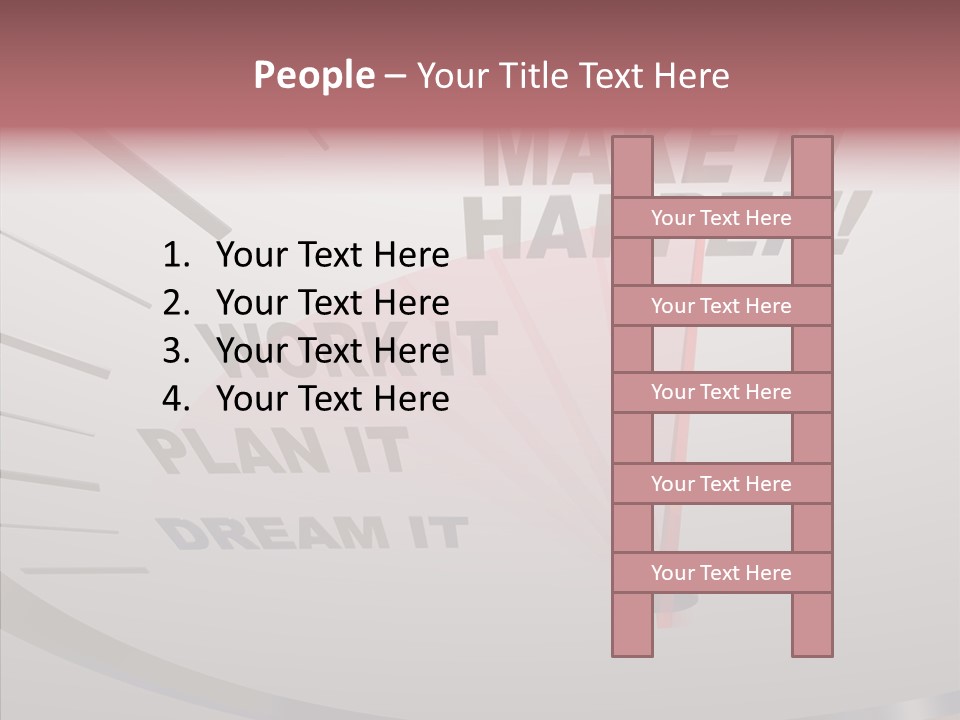 Encourage Motivational Success PowerPoint Template
