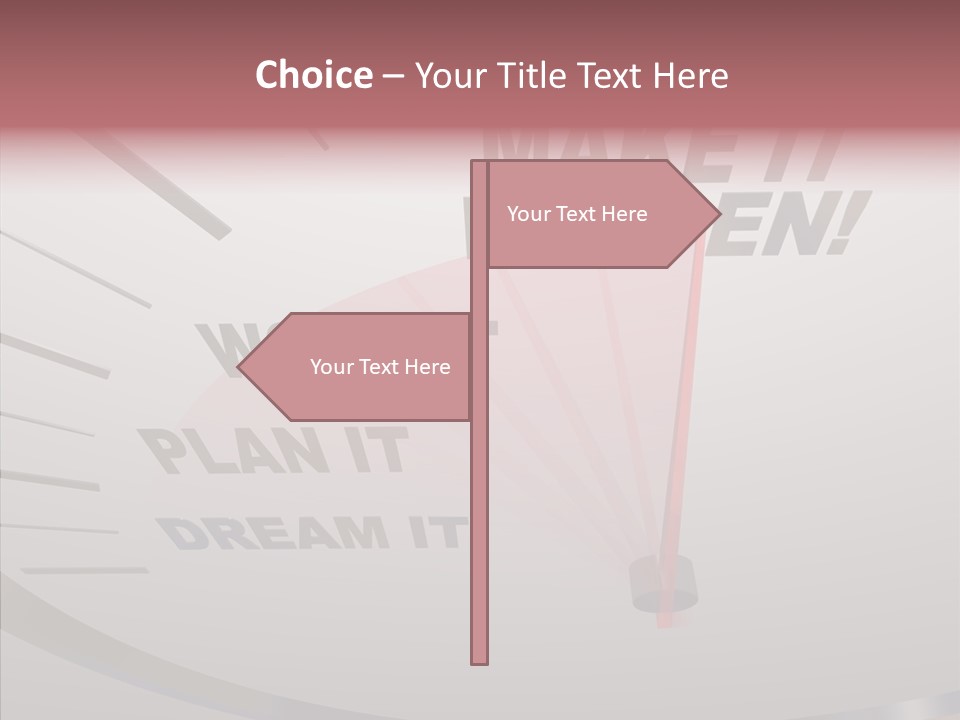 Encourage Motivational Success PowerPoint Template