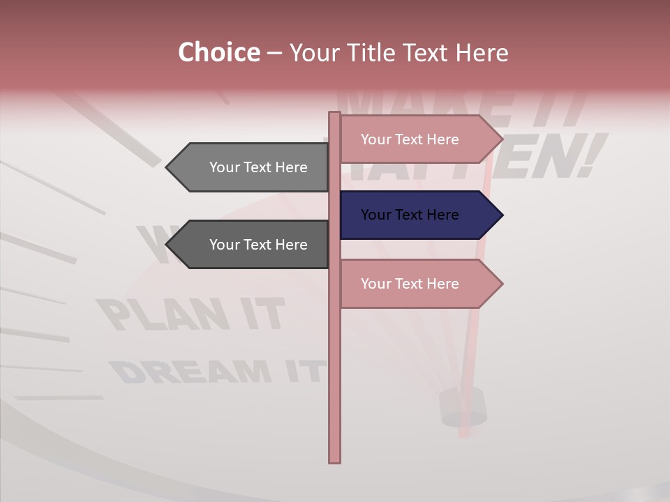 Encourage Motivational Success PowerPoint Template