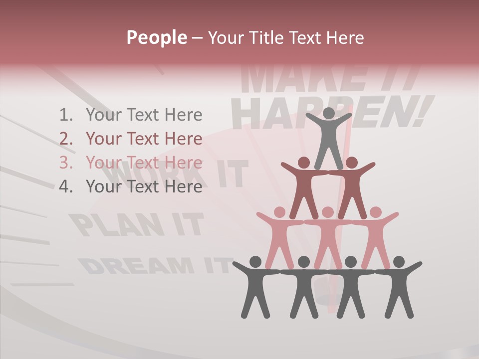 Encourage Motivational Success PowerPoint Template
