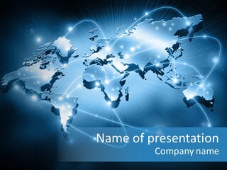 Concept Continent Globe PowerPoint Template