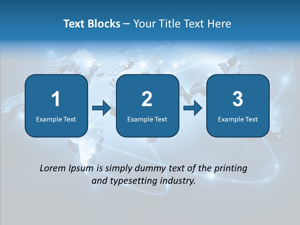 Concept Continent Globe PowerPoint Template