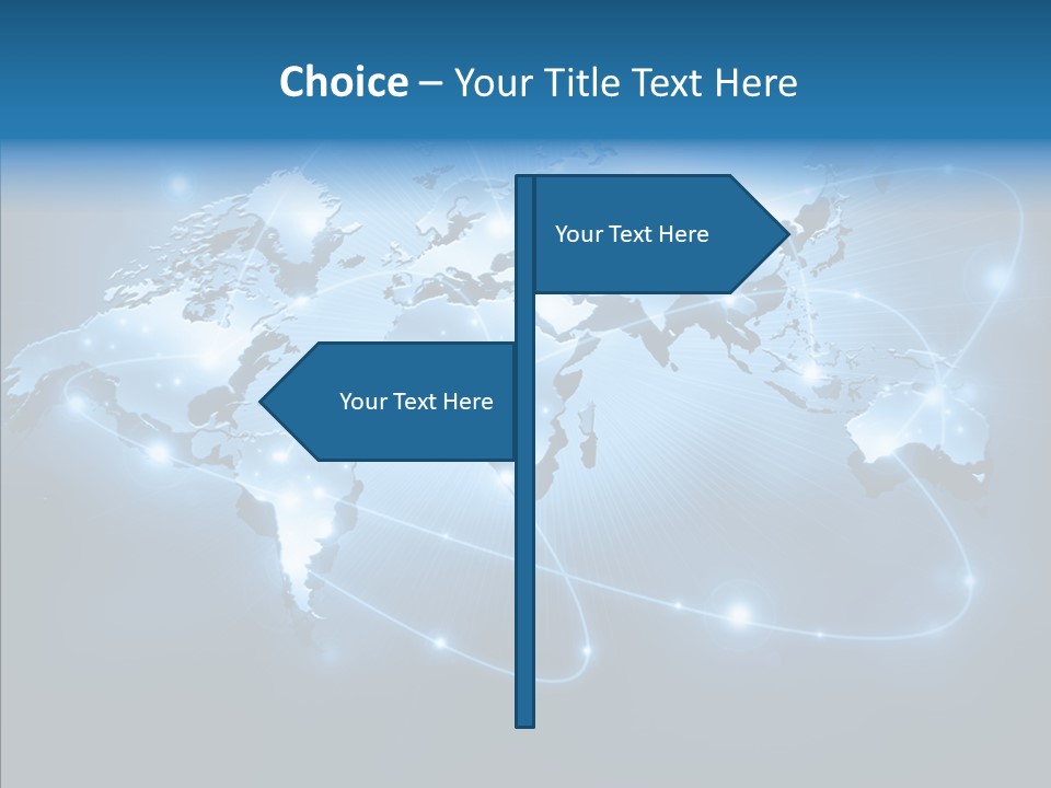 Concept Continent Globe PowerPoint Template