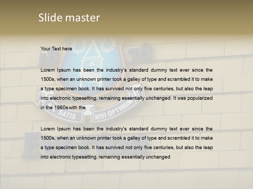 Night Utd Frank PowerPoint Template