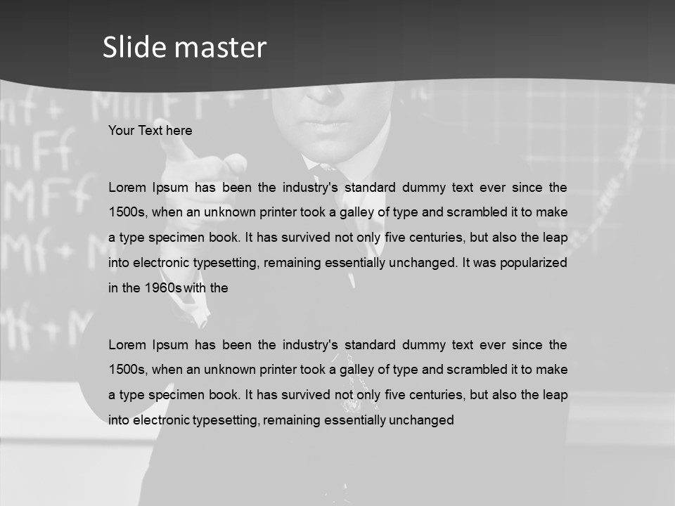 Portrait Vertical Teach PowerPoint Template