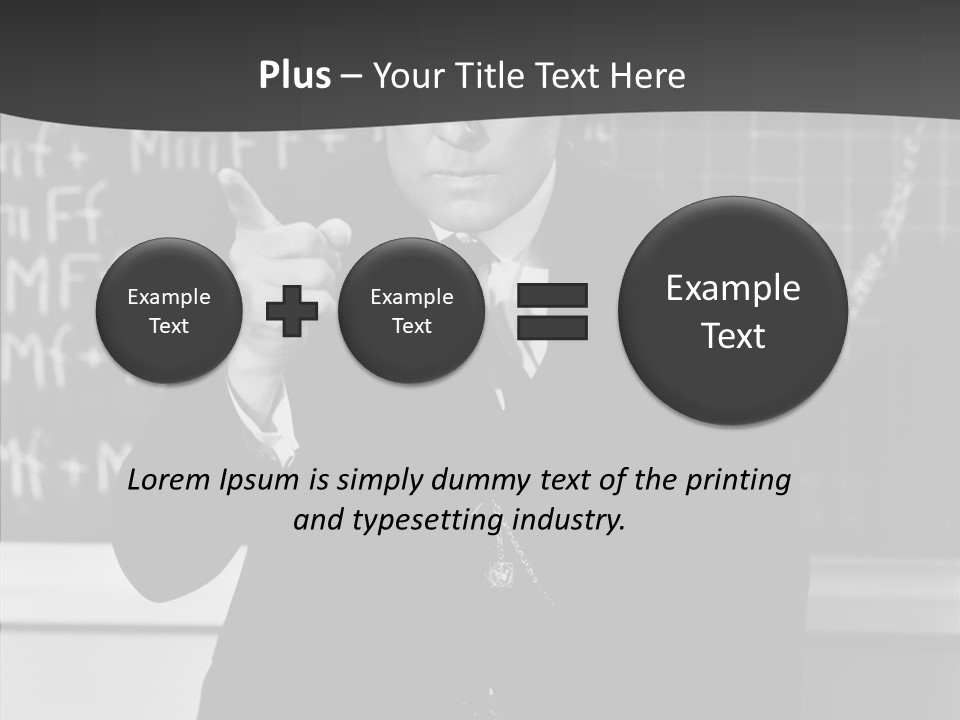 Portrait Vertical Teach PowerPoint Template