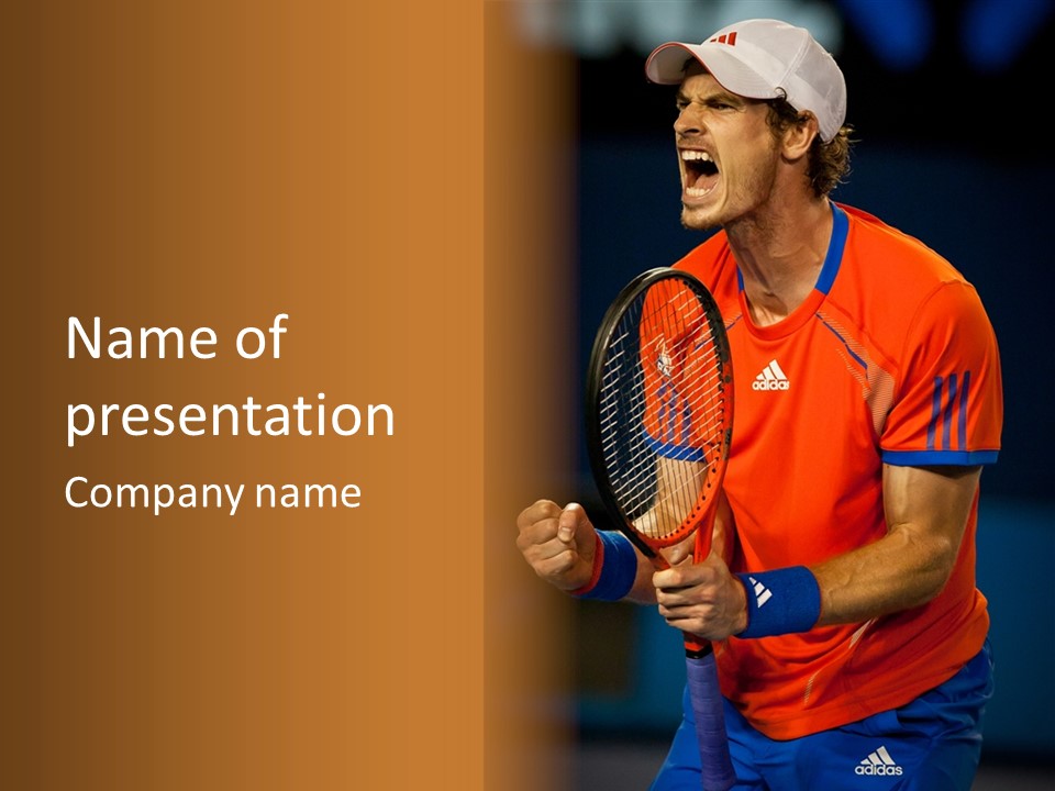 Player Competition Win PowerPoint Template
