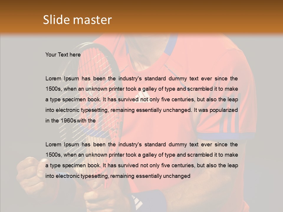 Player Competition Win PowerPoint Template