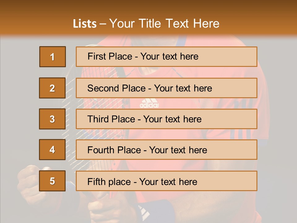 Player Competition Win PowerPoint Template