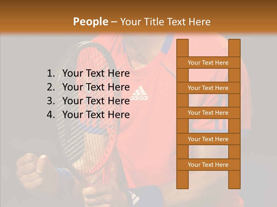 Player Competition Win PowerPoint Template