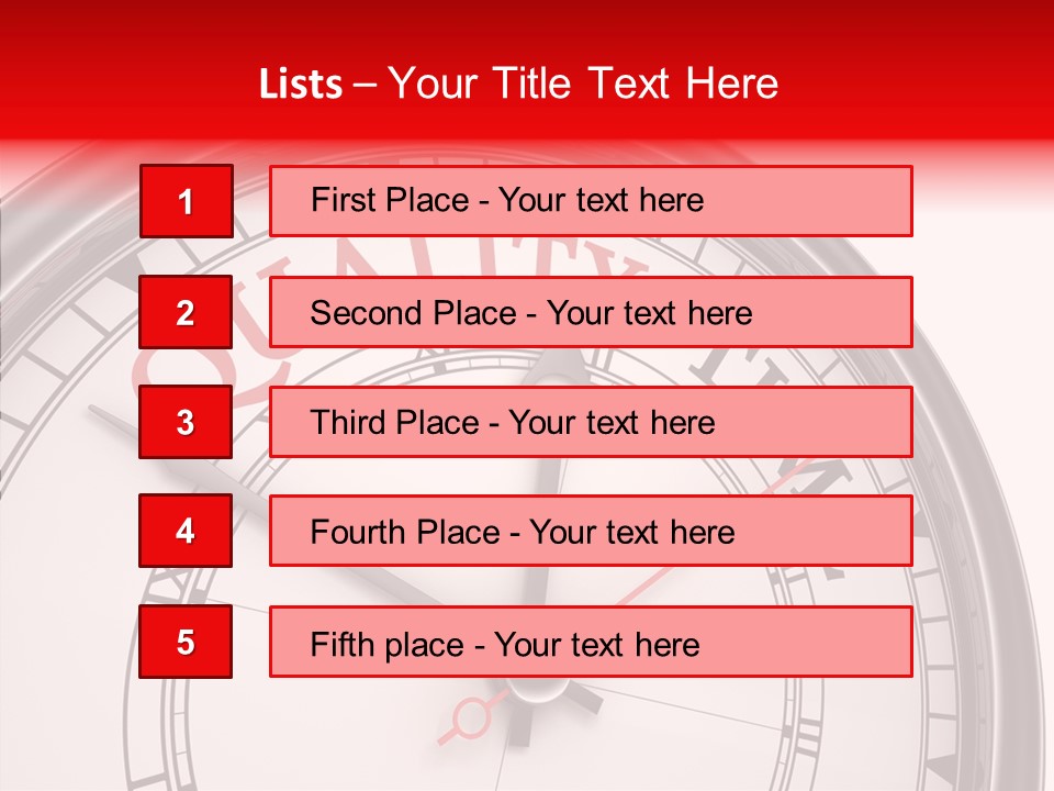 Illustration Countdown Good PowerPoint Template