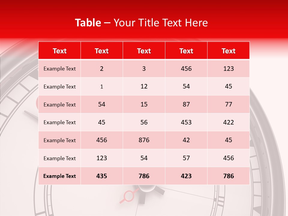 Illustration Countdown Good PowerPoint Template