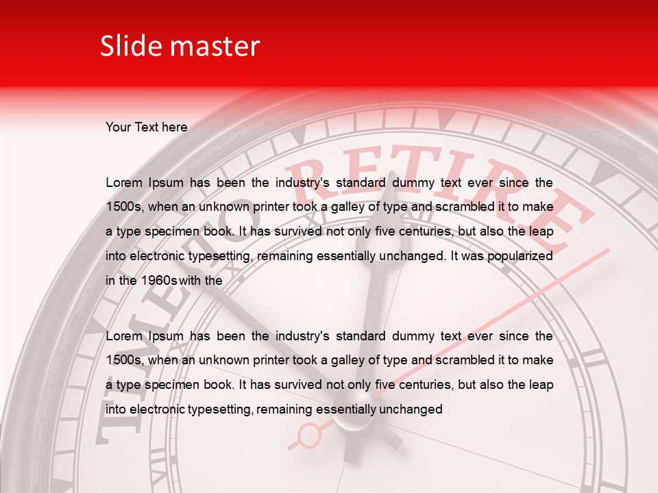 Business Work Award PowerPoint Template