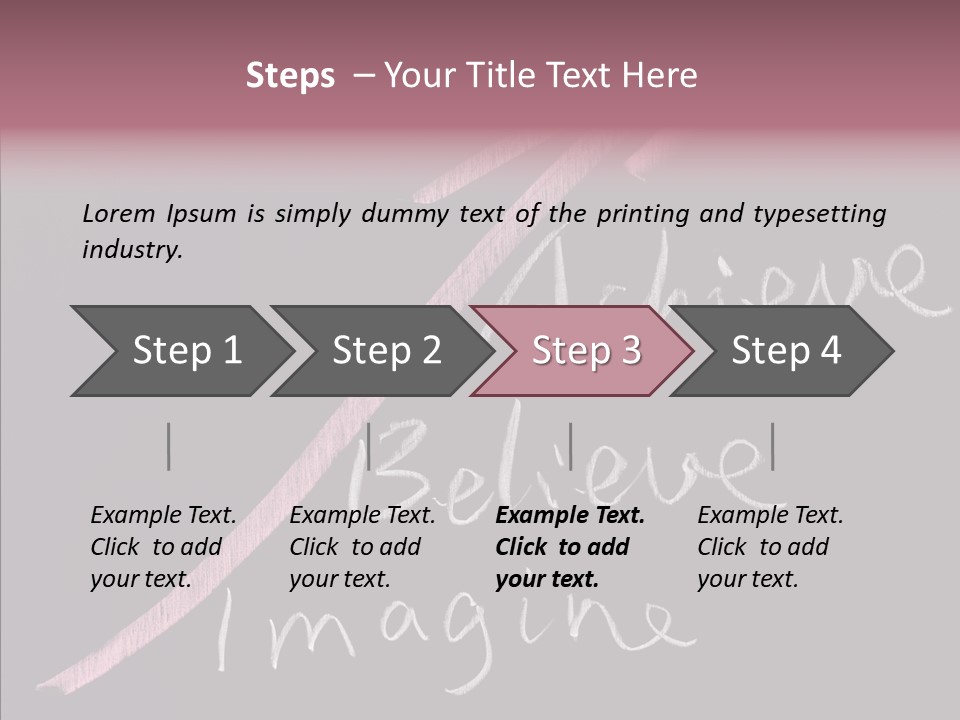 Arrow Inspiration Hope PowerPoint Template