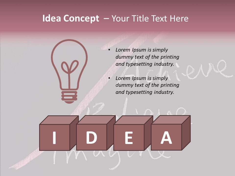 Arrow Inspiration Hope PowerPoint Template