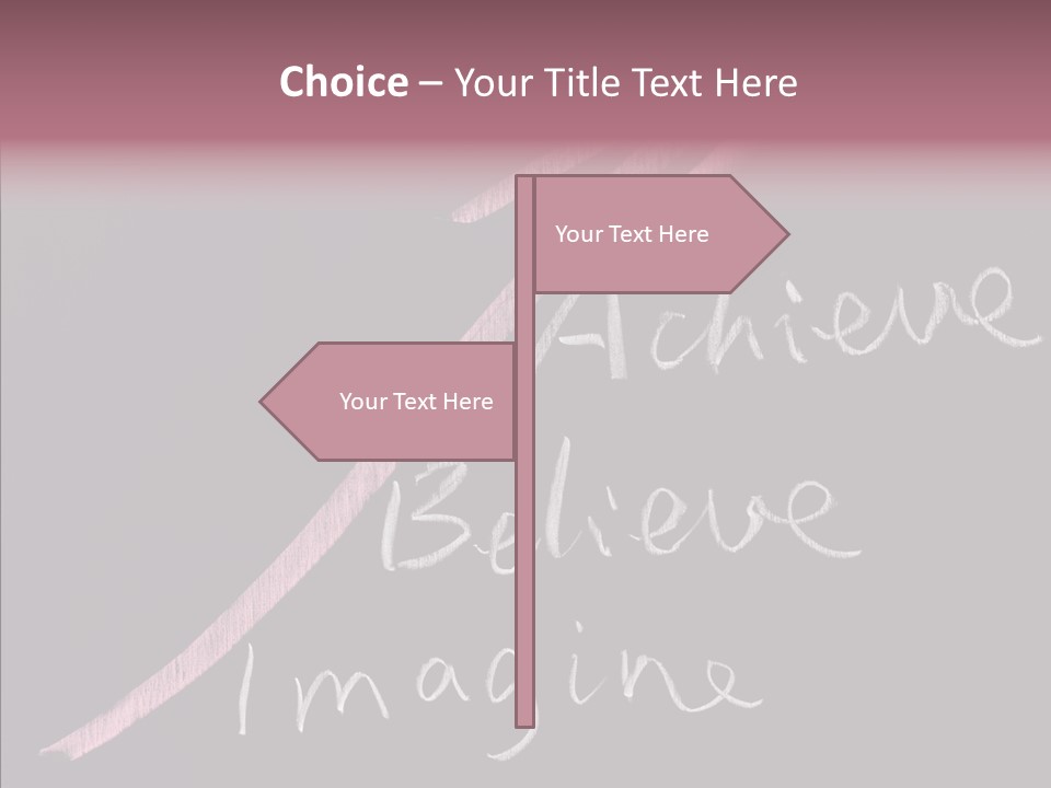 Arrow Inspiration Hope PowerPoint Template