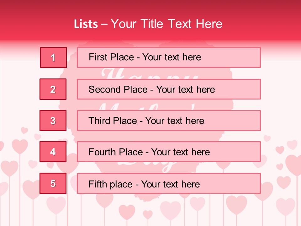 Personal Family Symbol PowerPoint Template