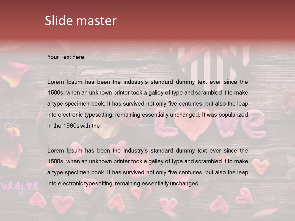 Valentine Background Background Dating PowerPoint Template