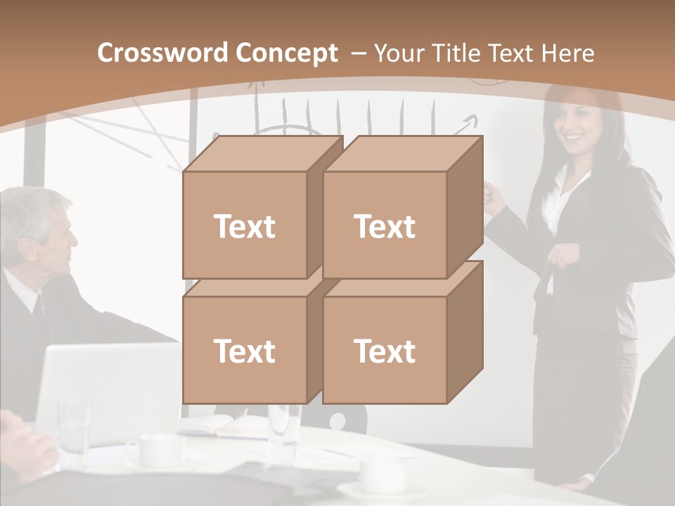 Presentation Point Businessteam PowerPoint Template
