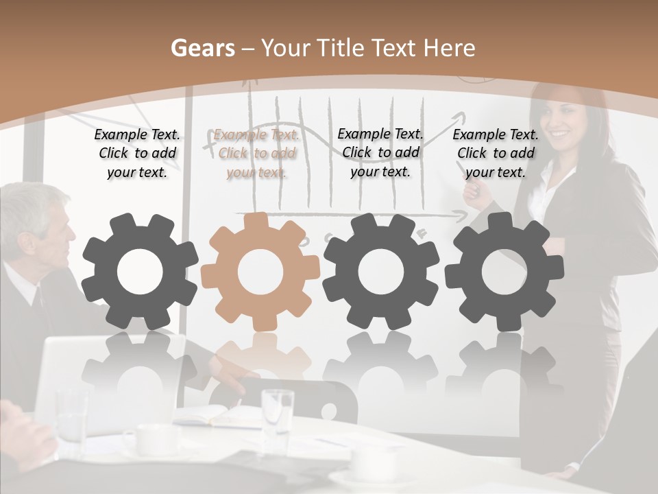 Presentation Point Businessteam PowerPoint Template