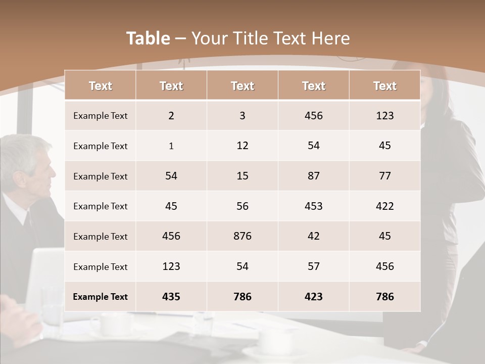 Presentation Point Businessteam PowerPoint Template