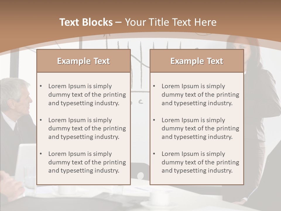 Presentation Point Businessteam PowerPoint Template