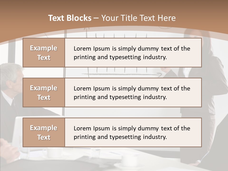 Presentation Point Businessteam PowerPoint Template